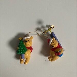 Two Winnie-the-Pooh ornaments
